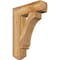 Ekena Millwork Imperial Craftsman Rough Sawn Bracket, Western Red Cedar, 6"W x 24"D x 32"H BKT06X24X32IMP04RWR - alternate 1